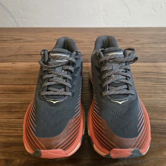 Hoka One Women’s Torrent 2  Running Shoes Size 7.5 Castlerock/Camelia - Picture 3 of 13